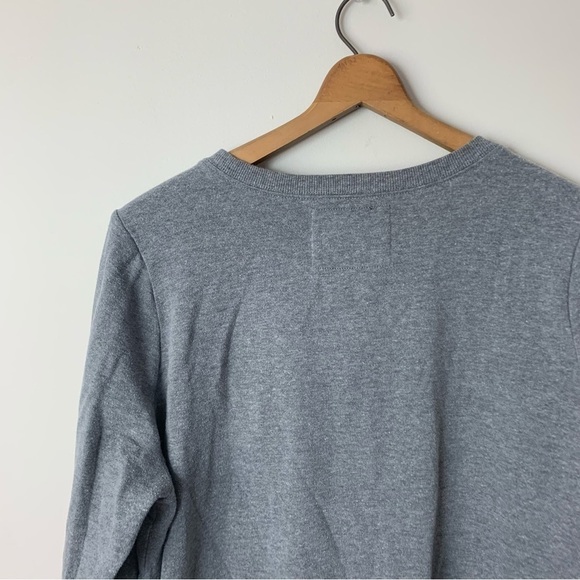[The Office] Dunder Mifflin Inc Graphic Gray & Black Long Sleeve Sweater - Picture 6 of 6